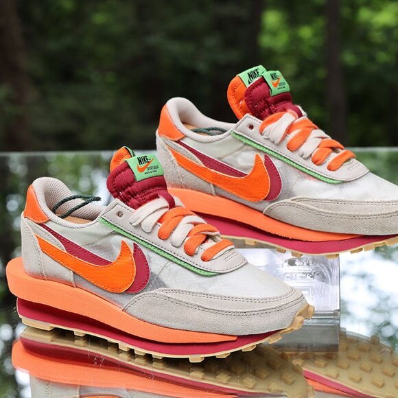 Nike LDWaffle Sacai CLOT Kiss of Death - Picture 9 of 14